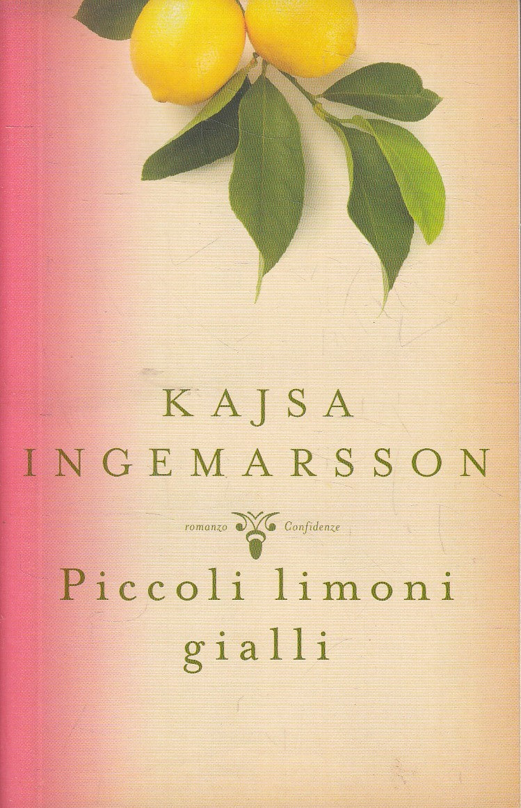 PICCOLI LIMONI GIALLI - INGEMARSSON - MONDADORI CONFIDENZE - B - JXS294