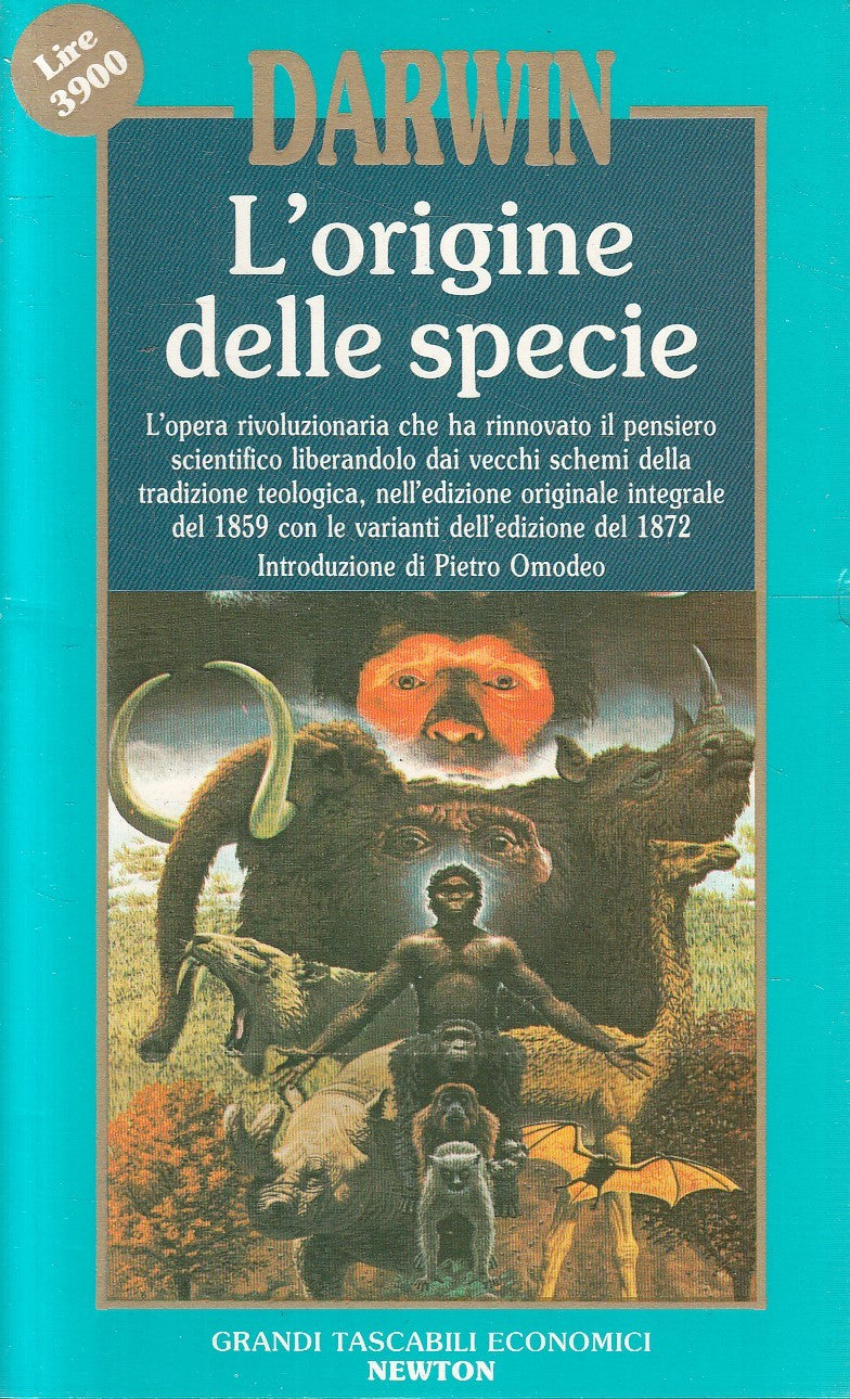 L'ORIGINE DELLE SPECIE - DARWIN - GRANDI TASCABILI ECONOMICI NEWTON- JXS299
