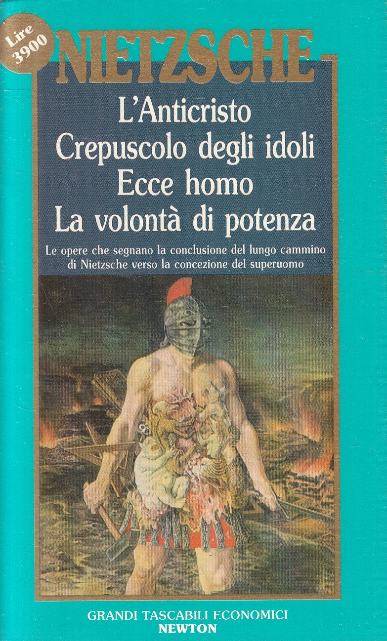 ANTICRISTO CREPUSCOLO IDIOTI - NIETZSCHE - GRANDI TASCABILI NEWTON - JXS299