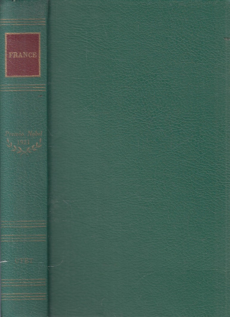 LN2- PREMIO NOBEL 1921 FRANCE - SENZA ACETATO - UTET - JXS319