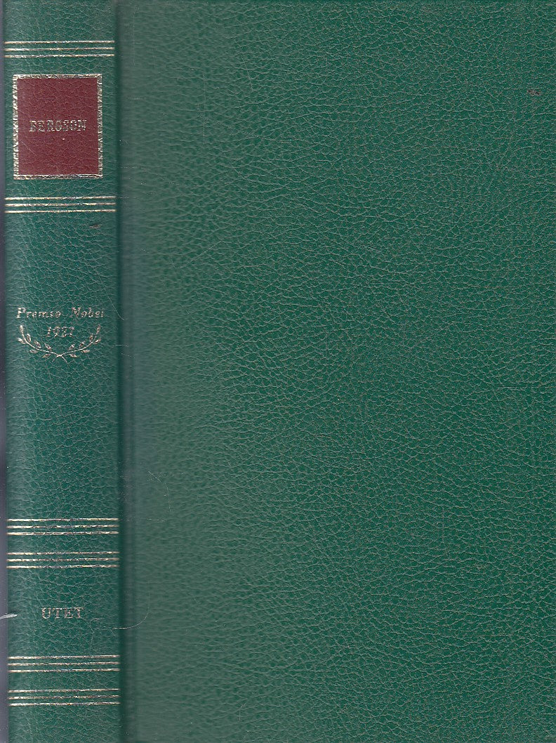 LN2- PREMIO NOBEL 1927 BERGSON - SENZA ACETATO - UTET - JXS319