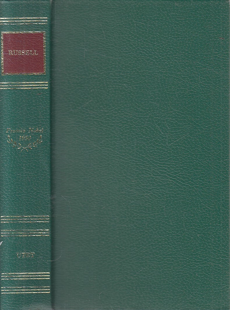 PREMIO NOBEL 1950 RUSSELL - SENZA ACETATO - UTET - JXS319