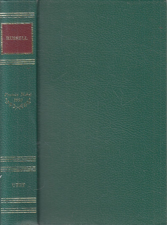 PREMIO NOBEL 1950 RUSSELL - SENZA ACETATO - UTET - JXS319