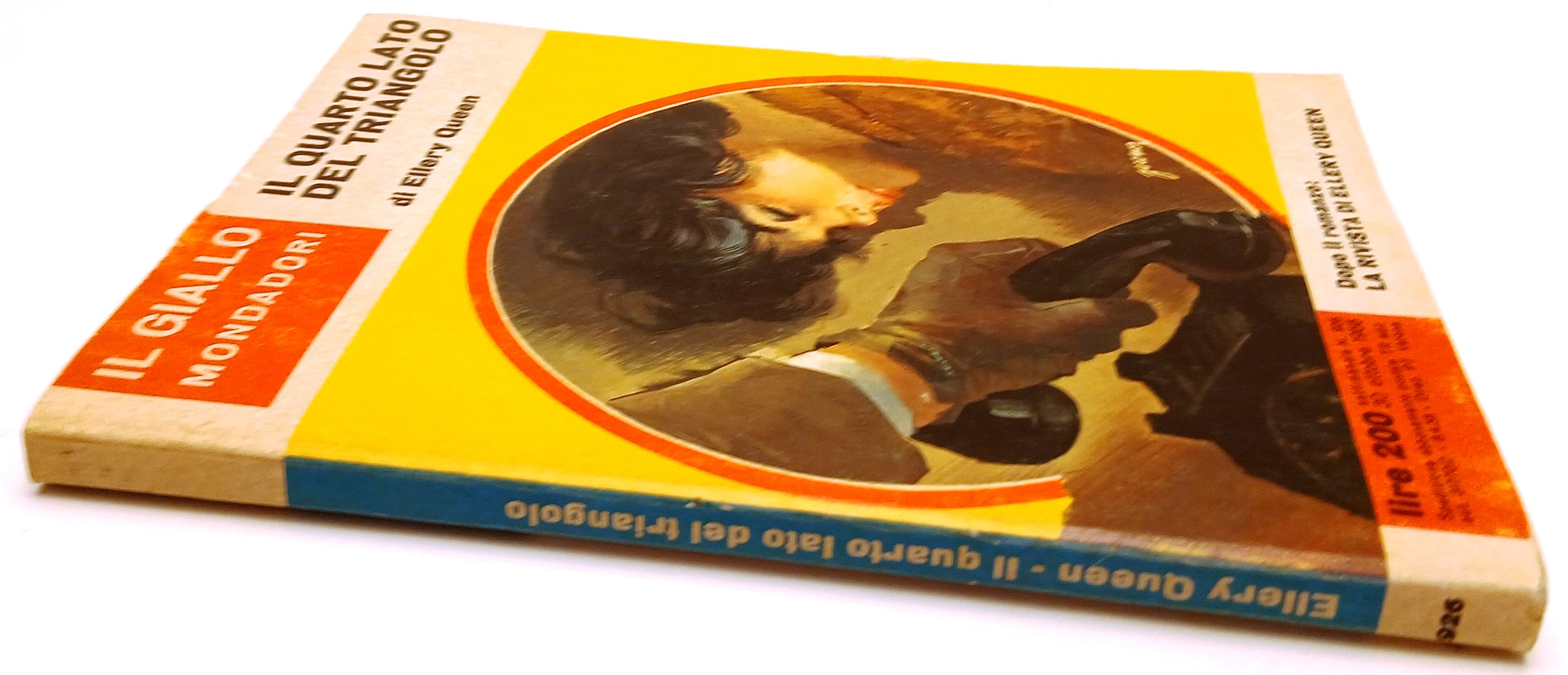 LG- GIALLI MONDADORI N.926 IL QUARTO LATO DEL TRIANGOLO- ELLERY QUEEN- 1966- XFS