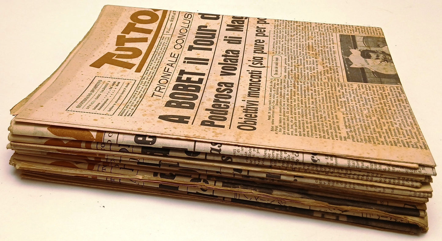 LC- QUOTIDIANO TUTTOSPORT 1953 TOUR DE FRANCE LOTTO 25 NUMERI BOBET - YFS101