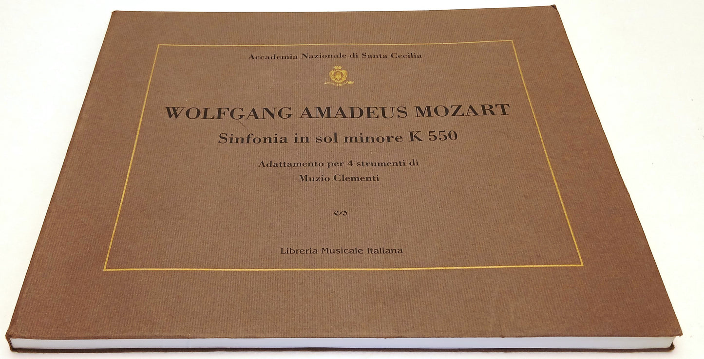 LT- WOLFGANG AMADEUS MOZART Sinfonia in sol minore K 550- MUZIO CLEMENTI- YFS118