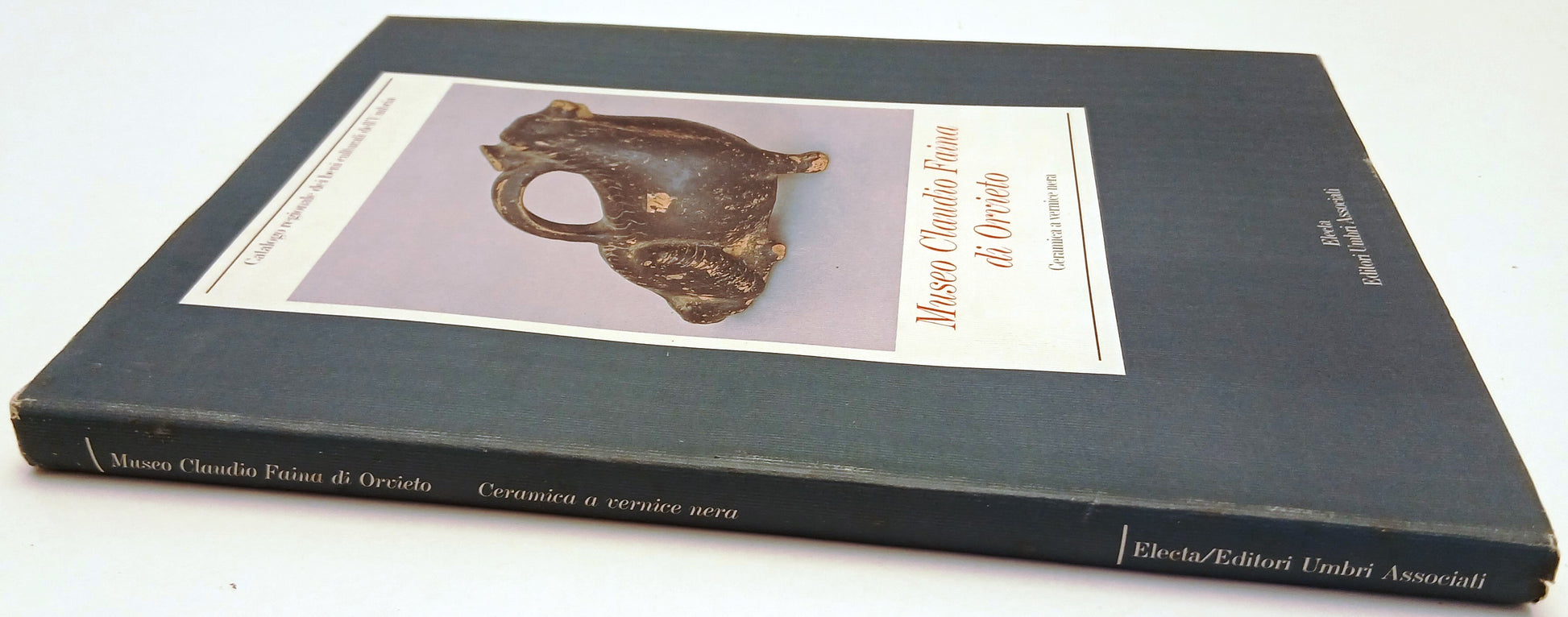 LT- MUSEO CLAUDIO FAINA ORVIETO CERAMICA VERNICE NERA - ELECTA- 1990- BS- YFS118