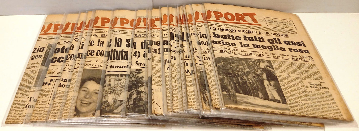 LC- QUOTIDIANO MAGNI HA VINTO IL 34° GIRO D'ITALIA TUTTOSPORT - YFS983