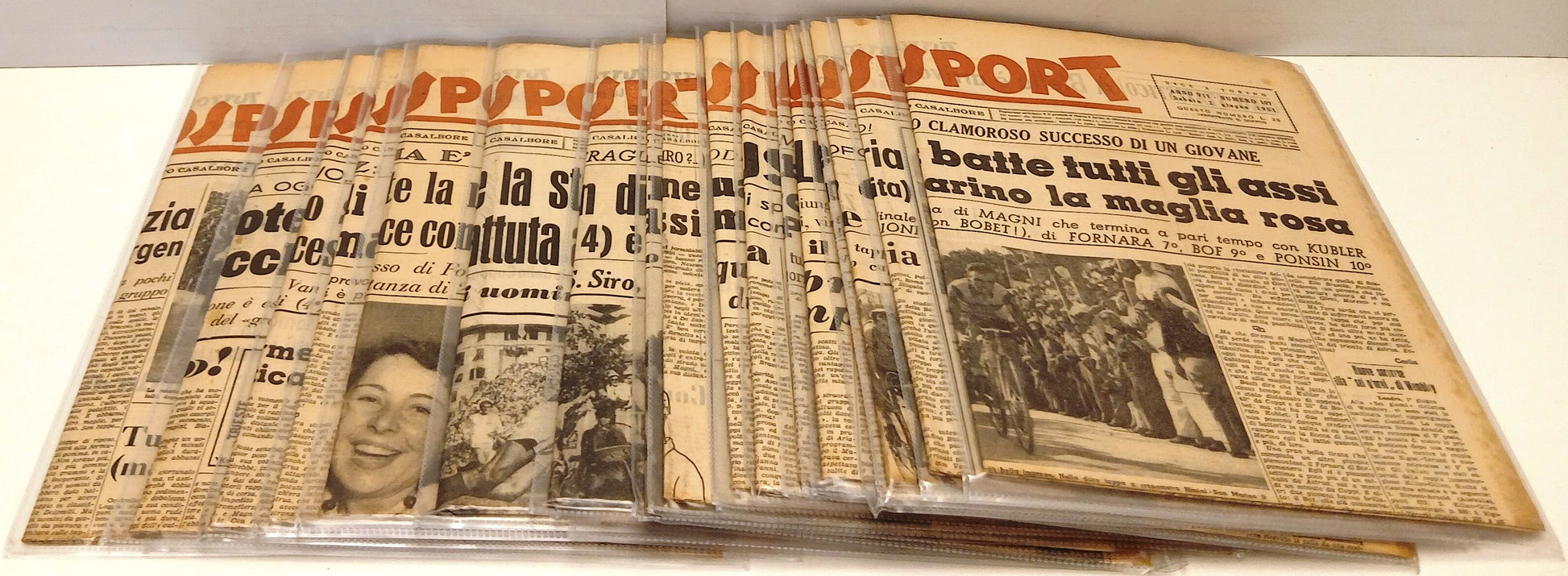 LC- QUOTIDIANO MAGNI HA VINTO IL 34° GIRO D'ITALIA TUTTOSPORT - YFS983