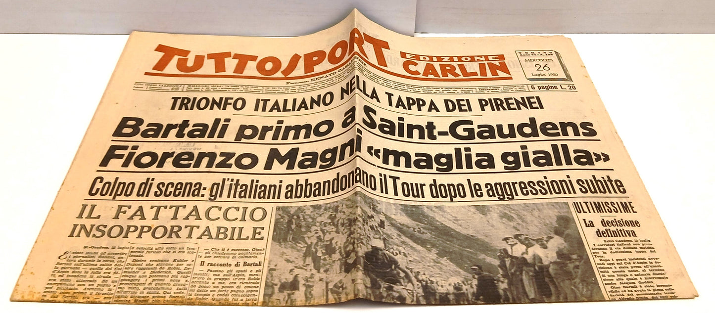 LC- BLOCCO TUTTOSPORT 115/129 15 NUMERI SUL TOUR DE FRANCE --- 1950- S - YFS983