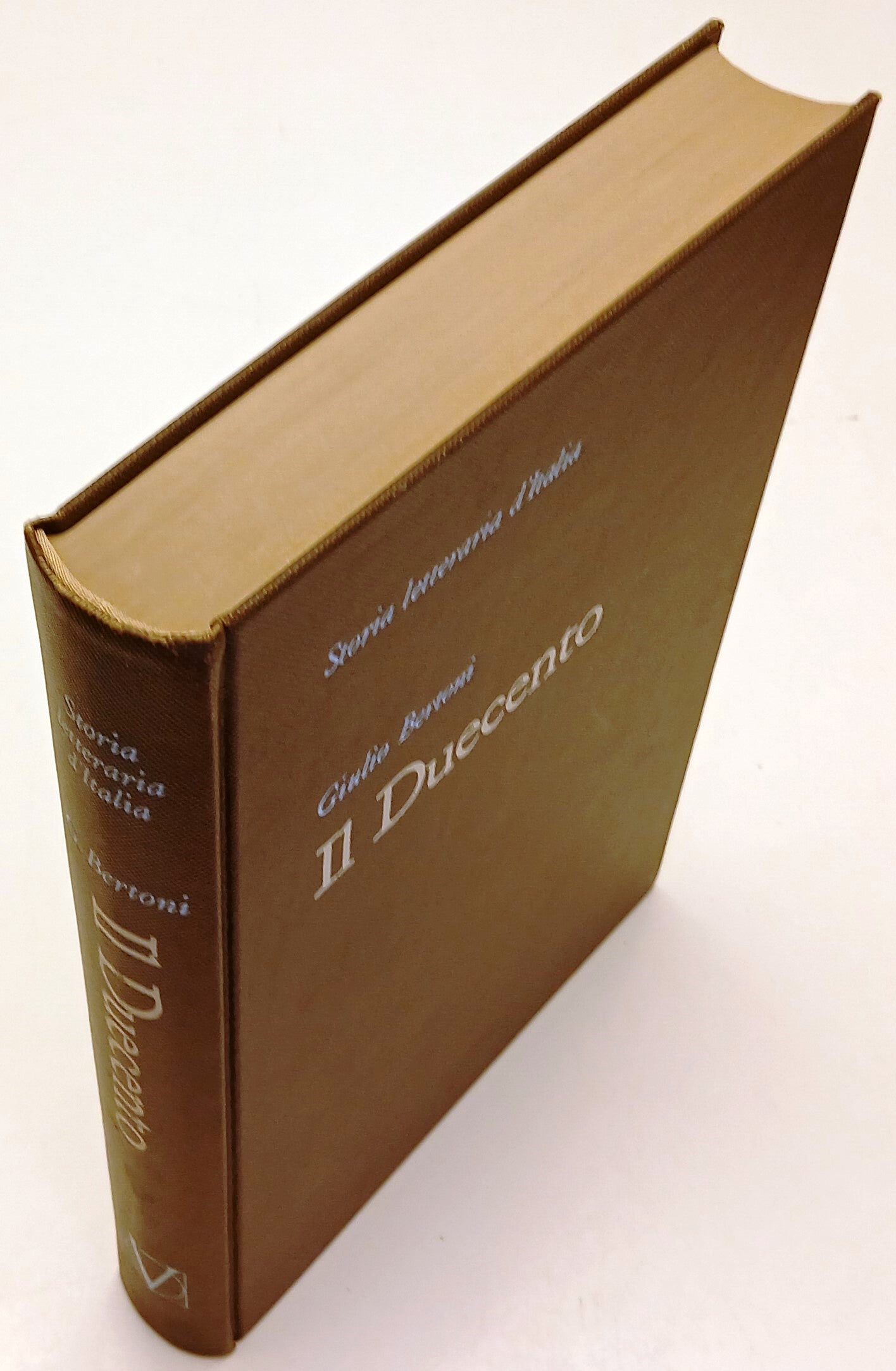 LS- STORIA LETTERARIA D'ITALIA IL DUECENTO - GIULIO BERTONI- VALLARDI- C- YFS712