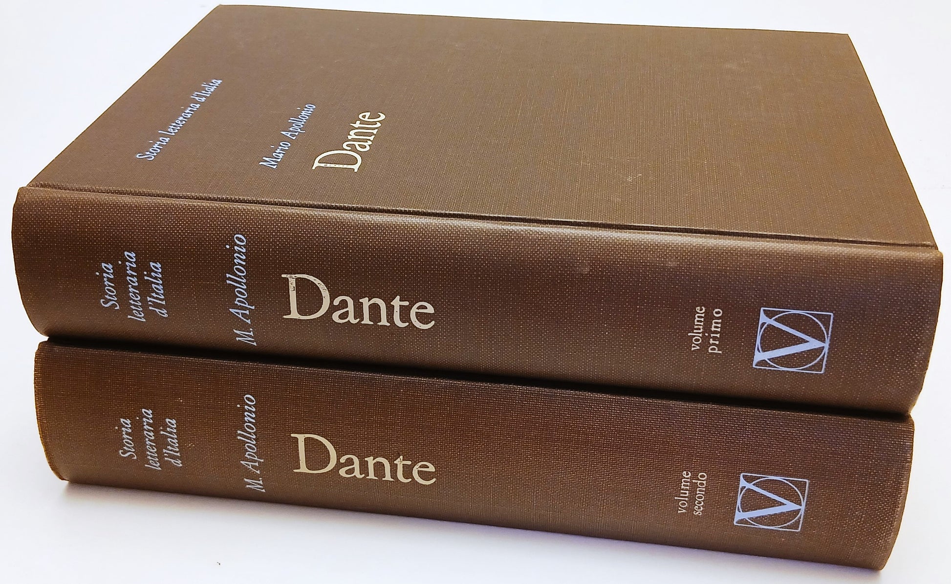 LS- STORIA LETTERARIA D'ITALIA DANTE 2 VOLUMI - APOLLONIO - VALLARDI - C- YFS709