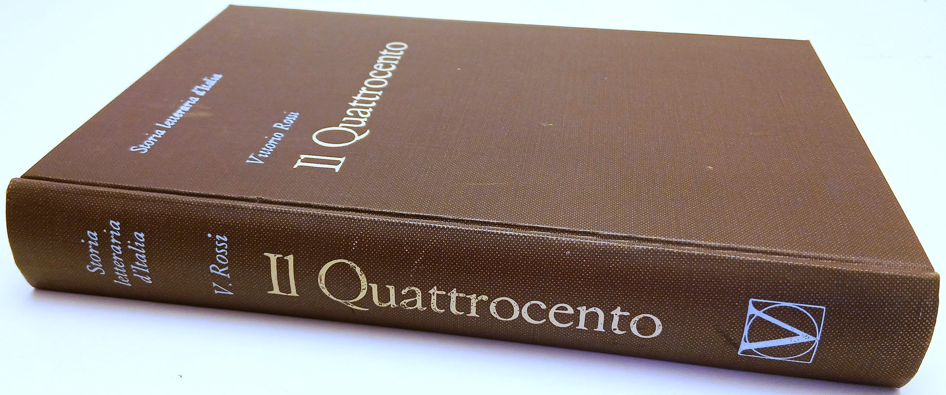 LS- STORIA LETTERARIA D'ITALIA QUATTROCENTO- VITTORIO ROSSI- VALLARDI- C- YFS675