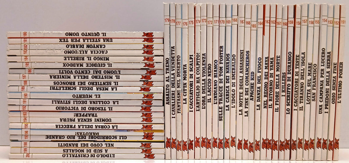 FB- TUTTOTEX TUTTO TEX 101/200 SEQUENZA COMPLETA -- BONELLI -- B - BLCP36