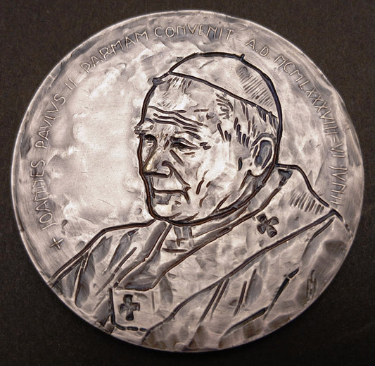CB- MEDAGLIA JOANNES PAULUS II PARMAM CONVENIT AD MCMLXXXVIII VI JUNII - GTTS69