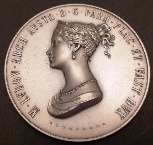 CB- MEDAGLIA PARMA MARIA LUIGIA COSTRUZIONE PONTE SUL FIUME TARO COPIA - GTTS34