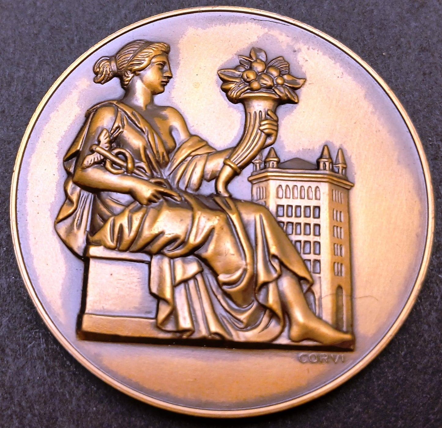 CB- MEDAGLIA CASSA DI RISPARMIO DI PARMA  1° CENTENARIO 1860 - 1960 - GTTS65