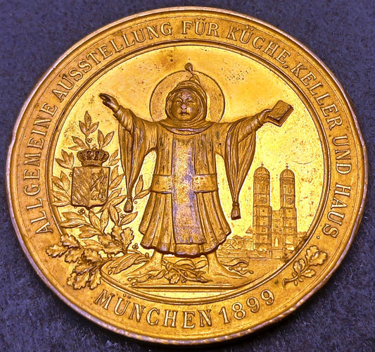 CB- MEDAGLIA DEUTSCHES REICH ALLGEMEINE AUSSTELLUNG FUR KUCHE KELLER HAUS GTTS35