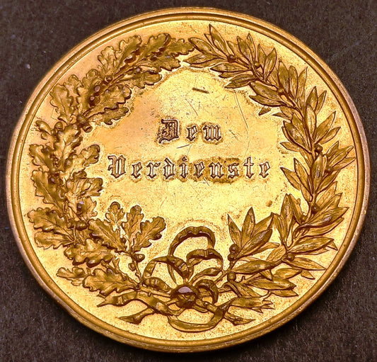 CB- MEDAGLIA DEUTSCHES REICH ALLGEMEINE AUSSTELLUNG FUR KUCHE KELLER HAUS GTTS35