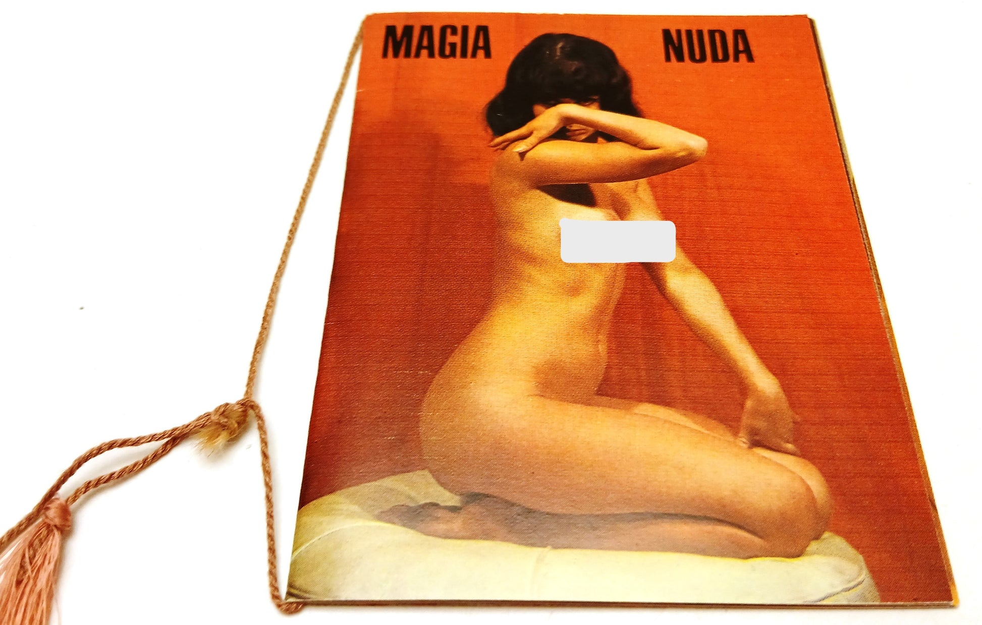 LX- MAGIA NUDA CALENDARIO 1973 - PUBBICITA' ACCONCIATURE MASCHILI PARMA - RVSz5