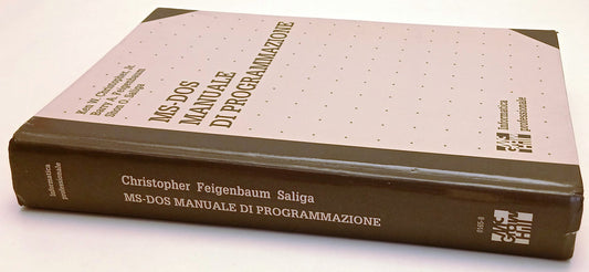 LZ- MS-DOS MANUALE DI PROGRAMMAZIONE-- McGRAW HILL- INFORMATICA-- 1990- C- ZFS16