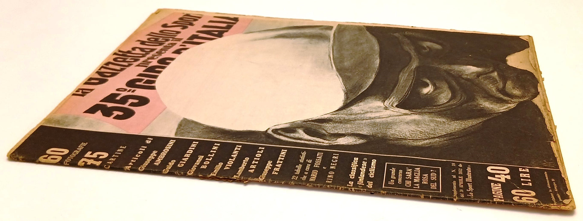 LR- RIVISTA supplemento LO SPORT ILLUSTRATO 18 1952 - 35° GIRO D'ITALIA - RVSh48