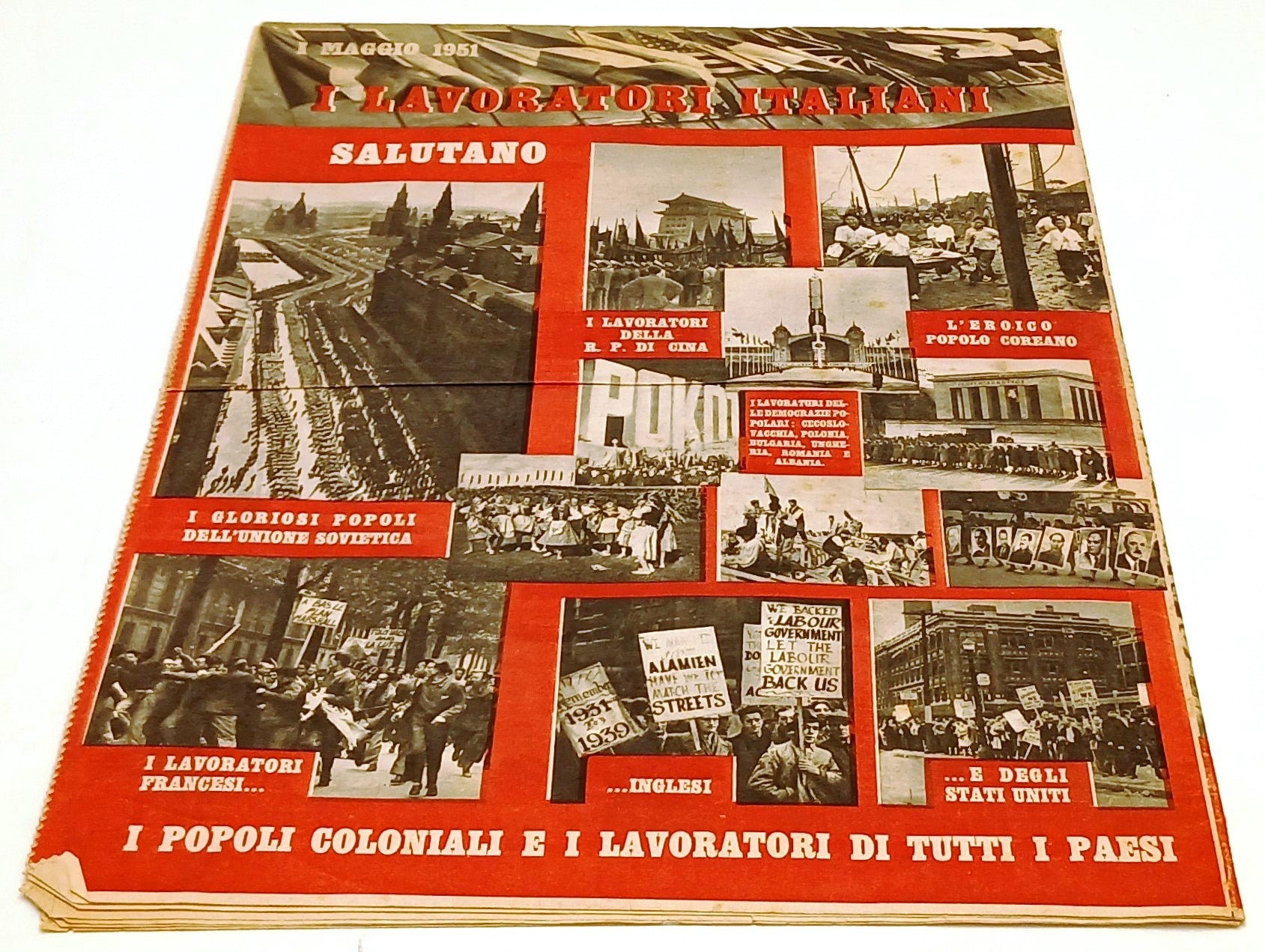LR- RIVISTA LAVORO ANNO IV N.18 5 MAGGIO 1951 - VIVA IL 1° MAGGIO - RVSh49
