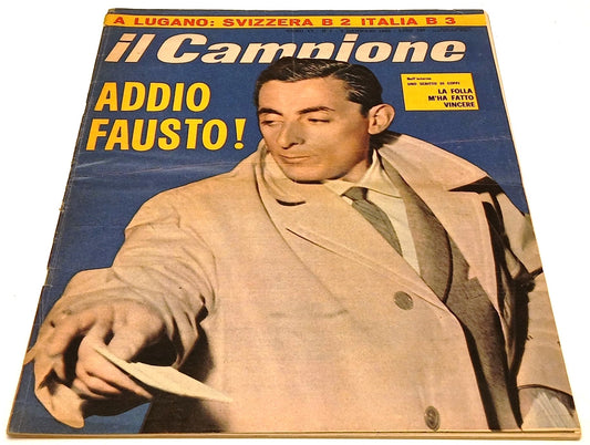 LR- RIVISTA IL CAMPIONE ANNO VI N.1  4 GENNAIO 1960  ADDIO FAUSTO COPPI - RVSh50