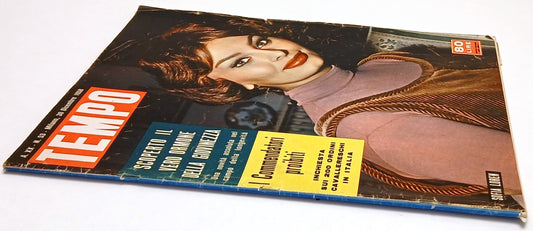 LR- RIVISTA TEMPO ANNO XX N.53 30 DICEMBRE 1958 SOFIA LOREN - RVSh59