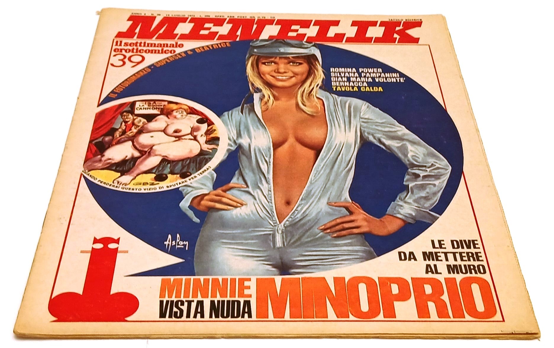 LX- RIVISTA MENELIK ANNO 2 N.39 14 LUGLIO 1972 MINNIE MINOPRIO - RVSh45