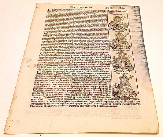CV- CRONACHE DI NORIMBERGA Liber Chronicarum Schedel 1493 TAVOLA CLIX - RVSa24