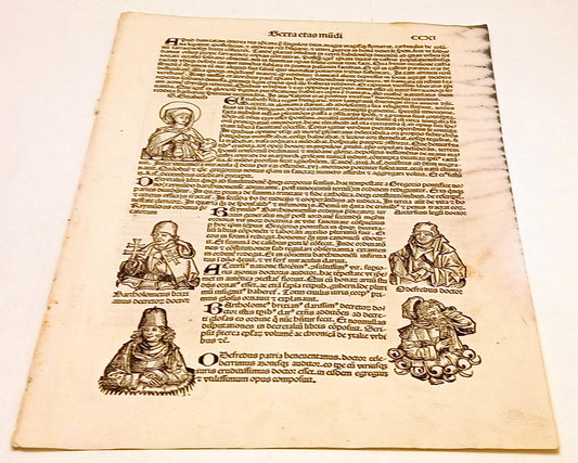 CV- CRONACHE DI NORIMBERGA Liber Chronicarum Schedel 1493 TAVOLA CCXI - RVSa25