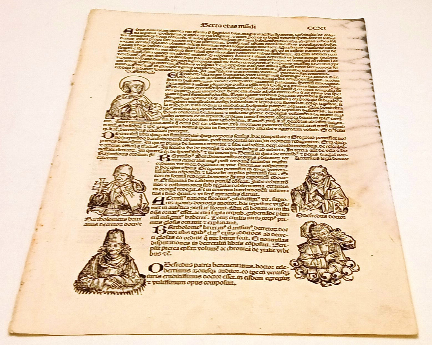 CV- CRONACHE DI NORIMBERGA Liber Chronicarum Schedel 1493 TAVOLA CCXI - RVSa25