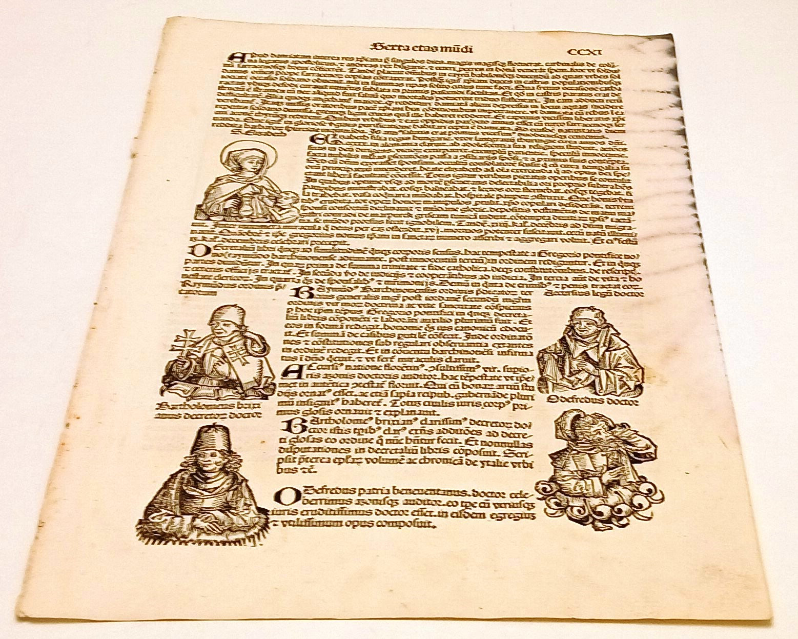 CV- CRONACHE DI NORIMBERGA Liber Chronicarum Schedel 1493 TAVOLA CCXI - RVSa25