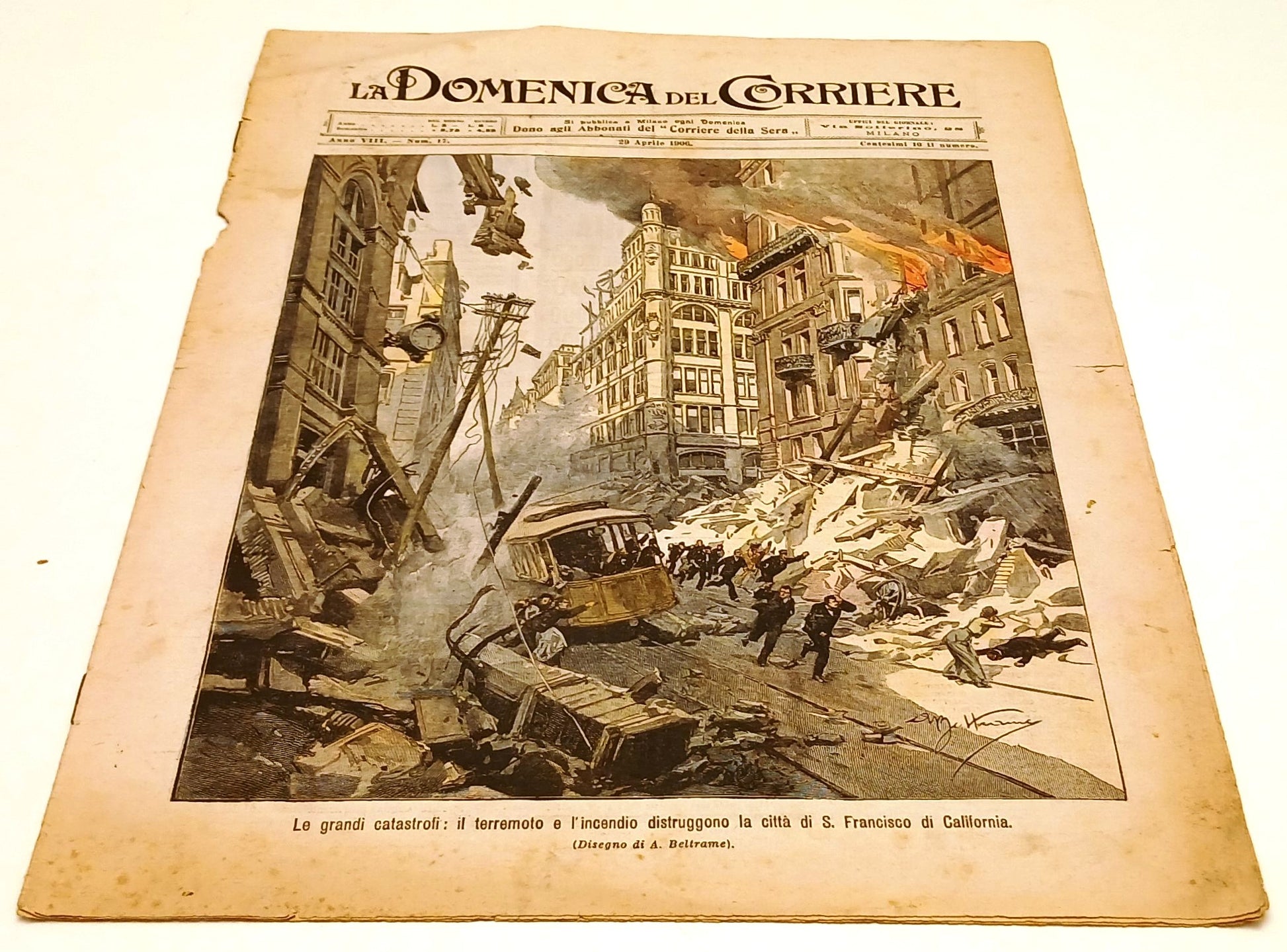 LR- RIVISTA LA DOMENICA DEL CORRIERE N.17 1906 TERREMOTO SAN FRANCISCO - RVSh9