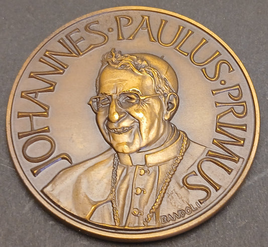 CB- MEDAGLIA JOHANNES PAULUS PRIMUS LA VITA DI ALBINO LUCIANI - GTTS76
