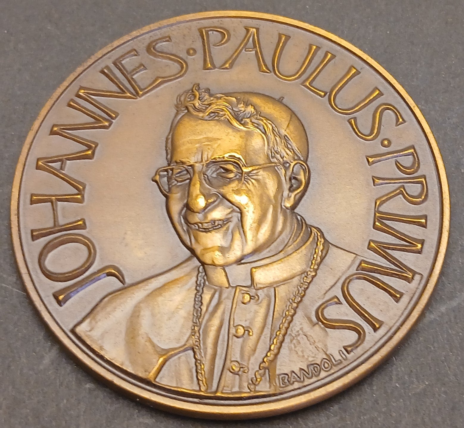 CB- MEDAGLIA JOHANNES PAULUS PRIMUS LA VITA DI ALBINO LUCIANI - GTTS76