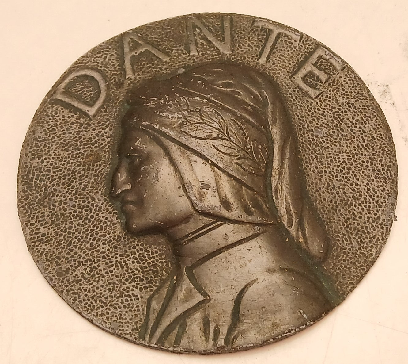 CB- MEDAGLIA PLACCA DANTE ALIGHIERI ANTICA - GTTS82