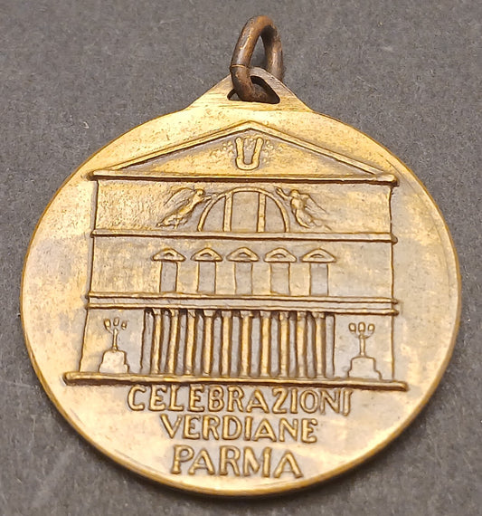 CB- MEDAGLIA CIONDOLO CELEBRAZIONI VERDIANE PARMA 1901-1951 - BARILLI- GTTS102