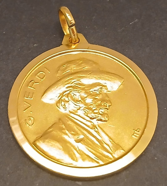 CB- MEDAGLIA CIONDOLO GIUSEPPE VERDI - AL COR ED PARMA - BRUNO ALOMI - GTTS100