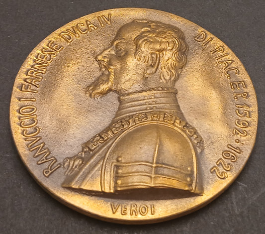 CB- MEDAGLIA RANUCCIO FARNESE DUCA IV DI PIACENZA E PARMA - VEROI 1978 - GTTS93