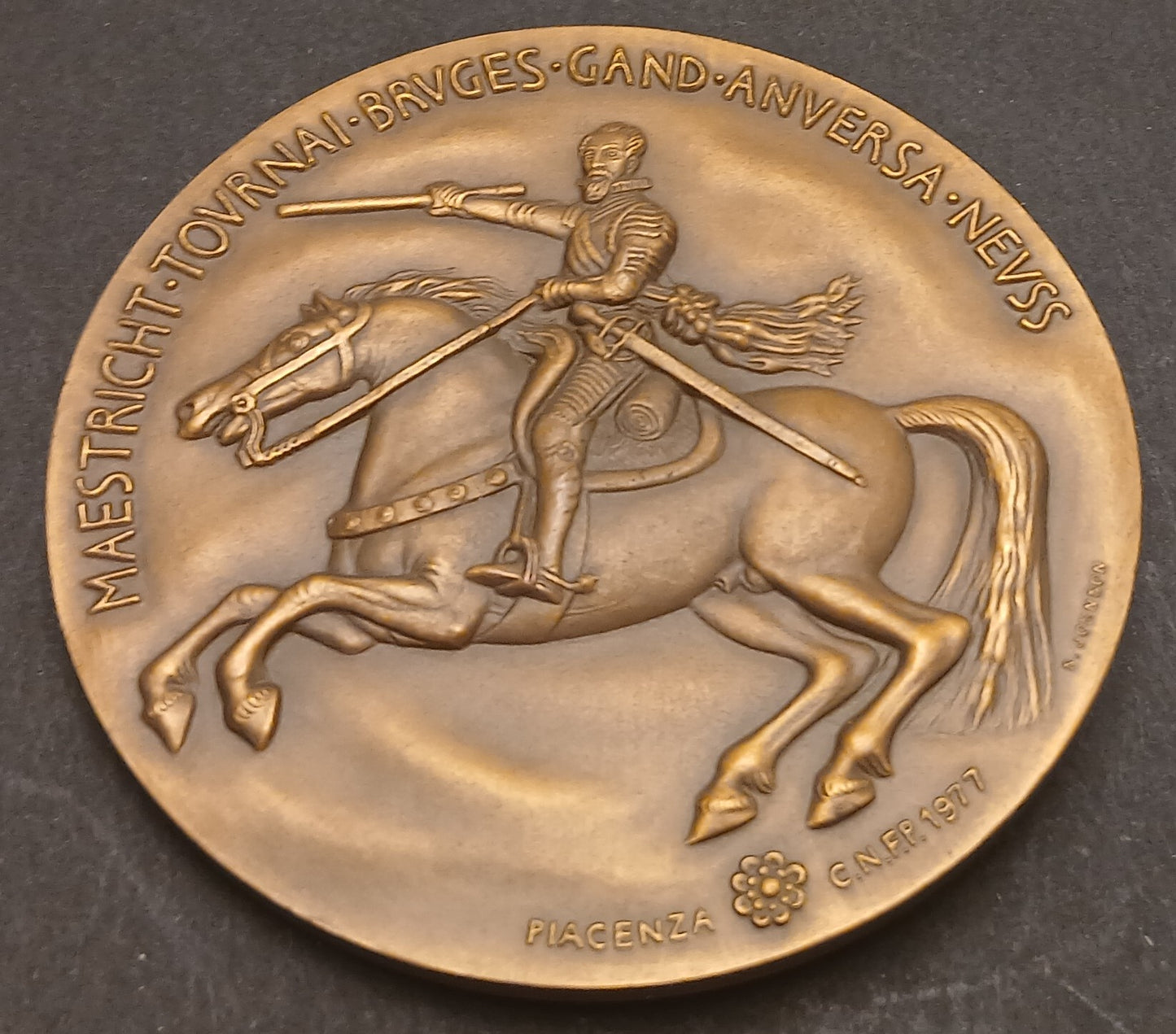 CB- MEDAGLIA ALESSANDRO FARNESE DUCA III DI PIACENZA E PARMA VEROI 1977 - GTTS94