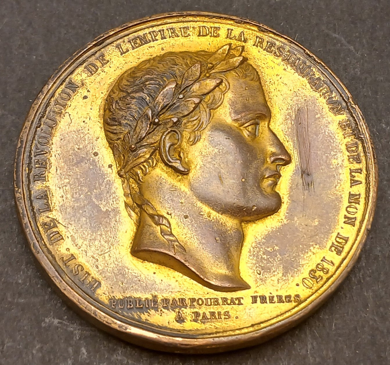 CB- MEDAGLIA NAPOLEONE I MEDAILLES DI REGNE DE LOUIS PHILIPPE I 1830 - GTTS113