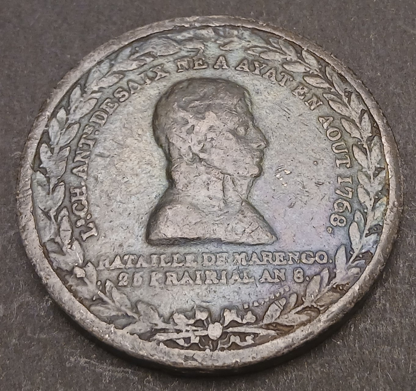 CB- MEDAGLIA MORTE DEL GENERALE DESAIX A MARENGO AUGUSTE BRENET BRAMSEN- GTTS117