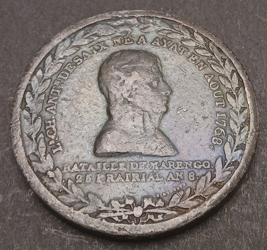 CB- MEDAGLIA MORTE DEL GENERALE DESAIX A MARENGO AUGUSTE BRENET BRAMSEN- GTTS117