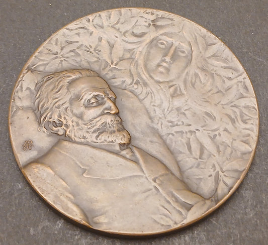 CB- MEDAGLIA GIUSEPPE VERDI 1813-1901 LETTO DI MORTE - GTTS111