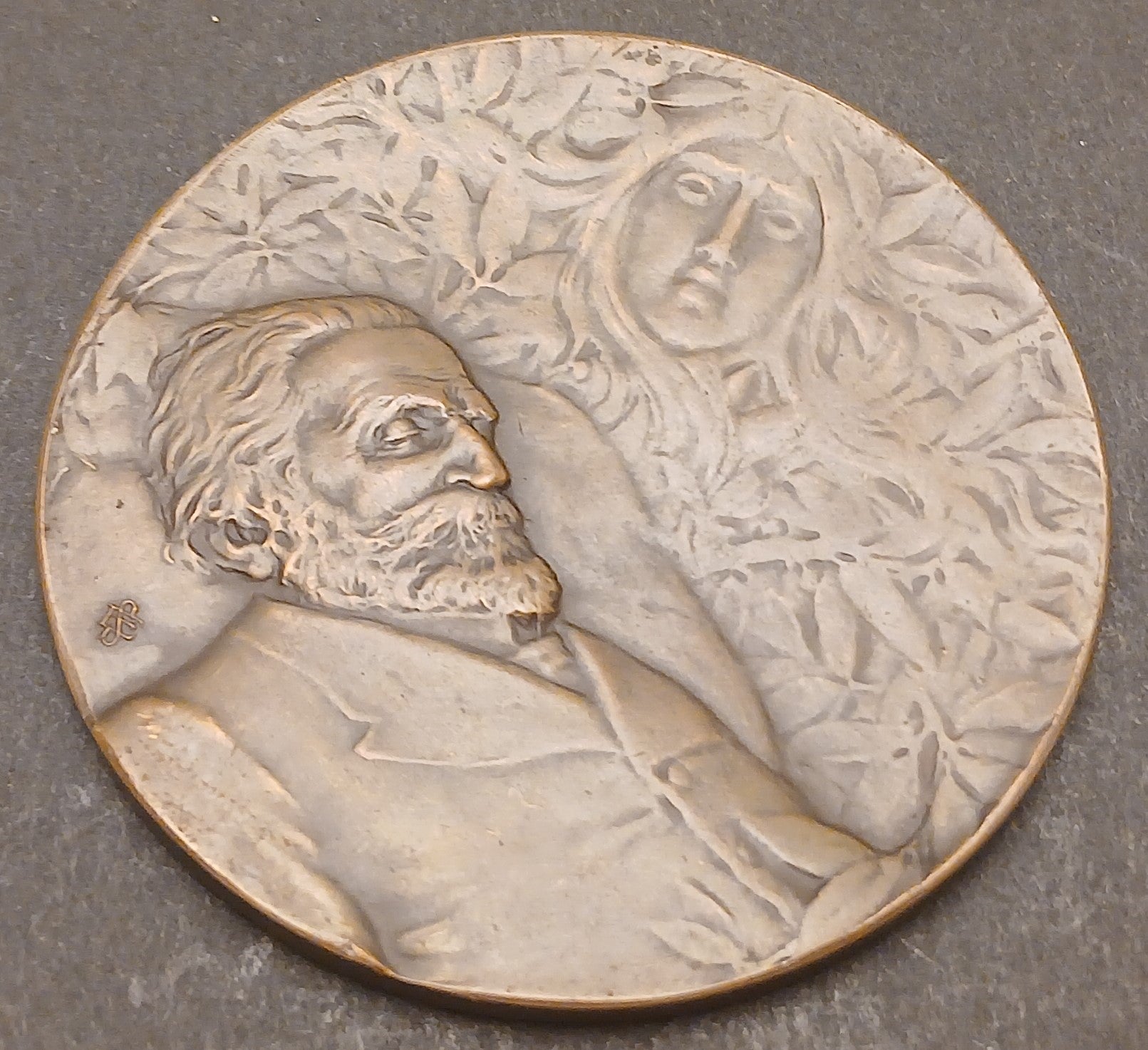 CB- MEDAGLIA GIUSEPPE VERDI 1813-1901 LETTO DI MORTE - GTTS111