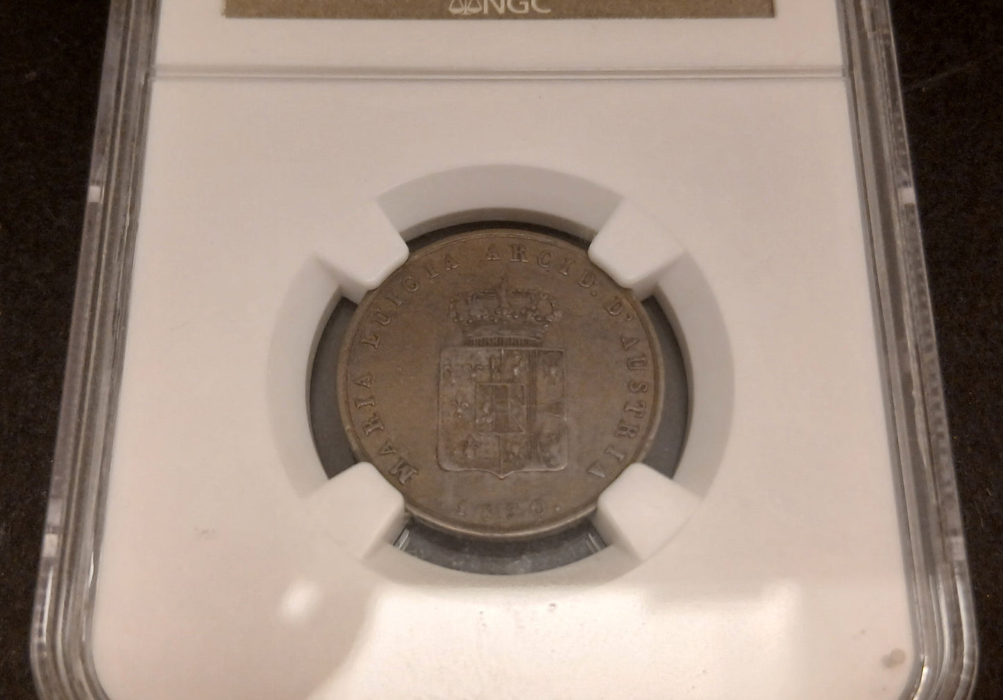 CB- MONETA GRADUATA NGC  ITALIA 1830 - 3 CENTESIMI PARMA  XF 45 BN - GTTS99
