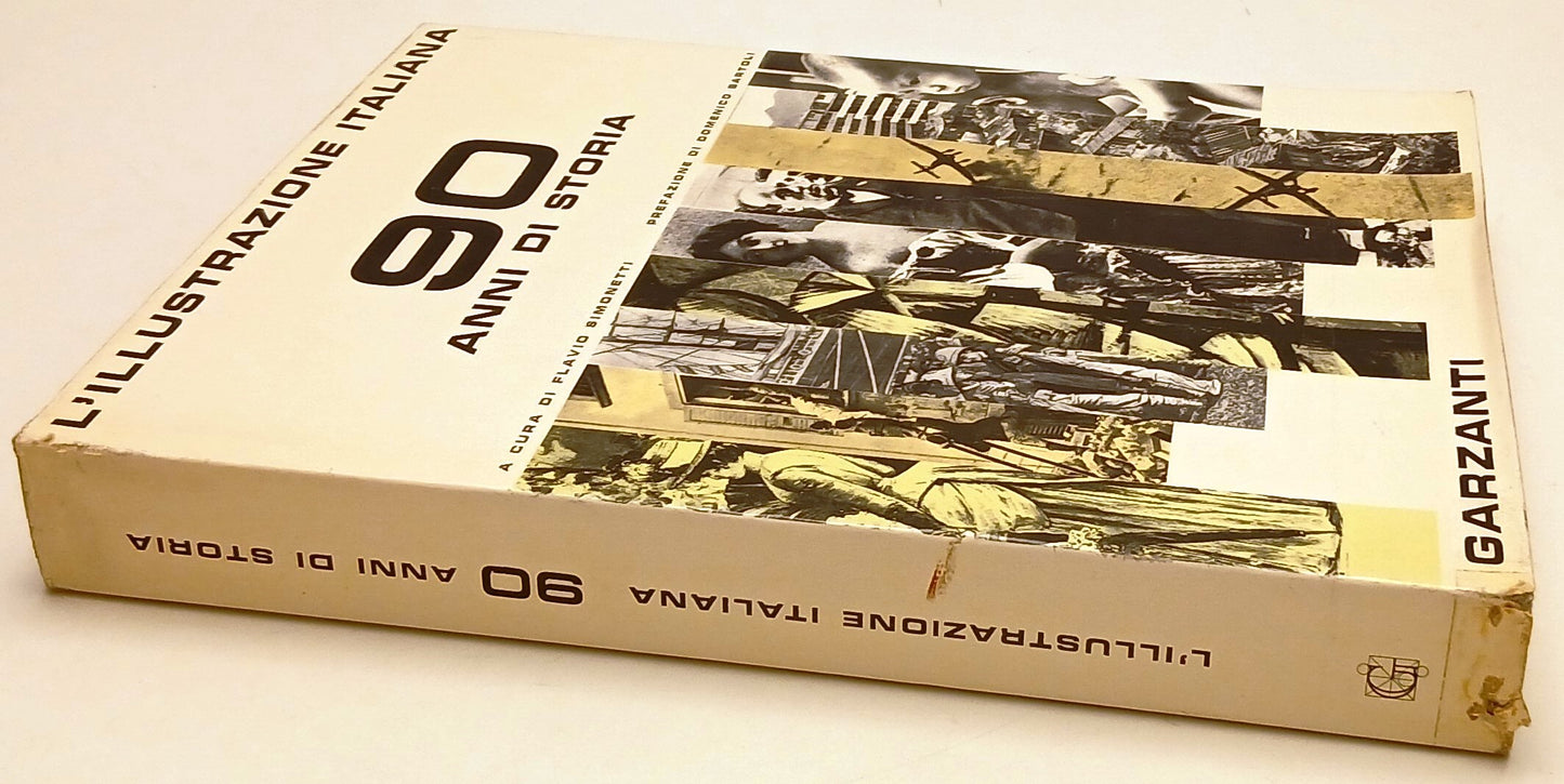 LT- L'ILLUSTRAZIONE ITALIANA 90 ANNI DI STORIA -- GARZANTI --- 1963- CS- YFS782