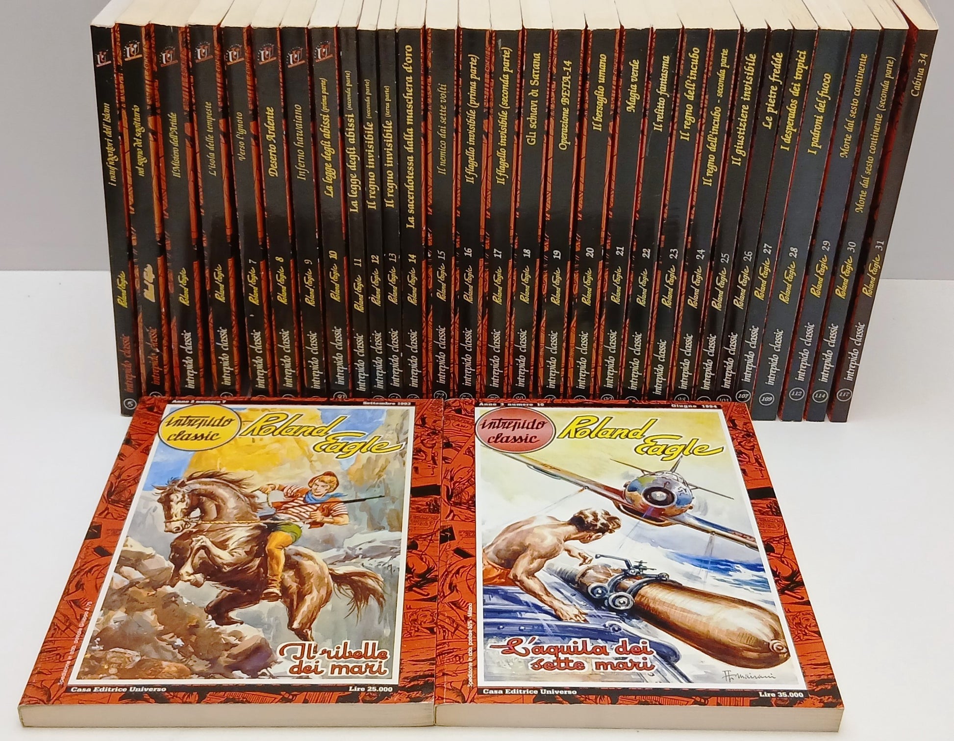FZ- INTREPIDO CLASSIC ROLAND EAGLE VOLUMI 1/31 SERIE COMPLETA - G25